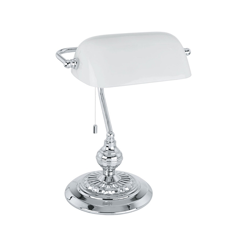 Stona lampa Banker 90968 bela